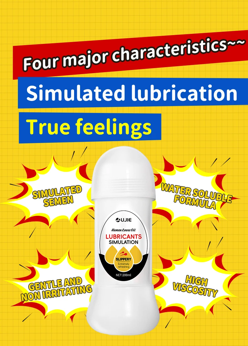 Lubrifiant à base d'eau pour hommes et femmes, Imitation sperme, Gel d'amour, lubrifiant Gay, Vaginal, Anal, huile de lubrification, jouets sexuels pour adultes Lubrifiant à base d'eau pour hommes et femmes, Imitation sperme, Gel d'amour, lubrifiant Gay, Vaginal, Anal, huile de lubrification, jouets sexuels pour adultes