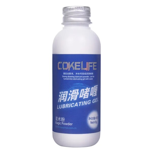 Cokelife lubrifiant magique Gel lubrifiant soluble dans l'eau poudre magique mélange de lubrifiant avec eau huile lubrifiante vaginale graisse pour sexe Anal – Image 4