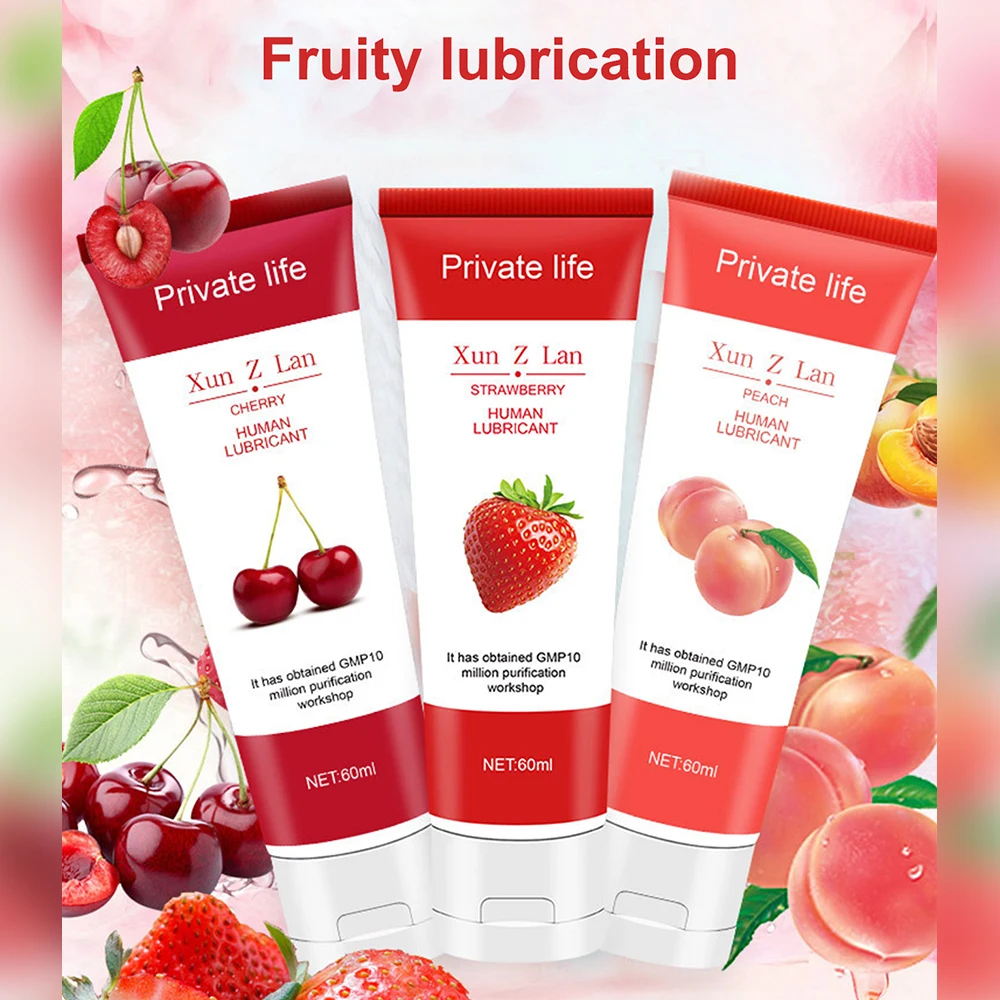 Lubrification à base d'eau de 60ML pour le sexe lubrifiant produits intimes pour adultes jeu de Couple pour Anal vagin pénis jouets gays