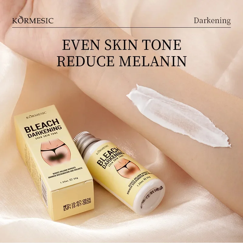 Crème blanchissante pour le corps, parties intimes, sérum blanchissant pour les aisselles, blanchit les fesses et les genoux, éclaircit l'intérieur des cuisses, intime, foncé, élimine la mélanine