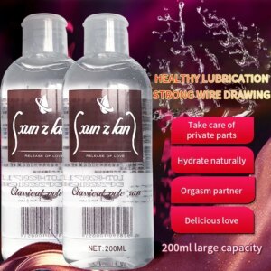 200ml lubrifiant à Base d'eau de sexe huile anale Gel vaginal corps intime SPA huile de Massage japon AV crème lubrifiante pour adultes Masturbation