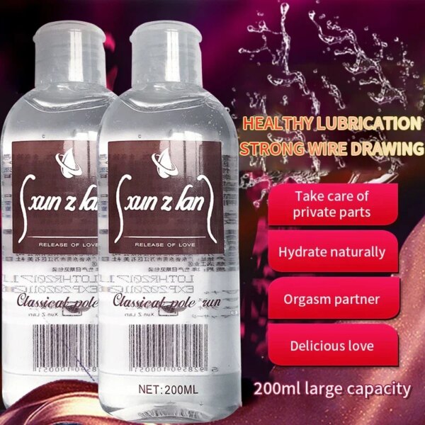 200ml lubrifiant à Base d'eau de sexe huile anale Gel vaginal corps intime SPA huile de Massage japon AV crème lubrifiante pour adultes Masturbation