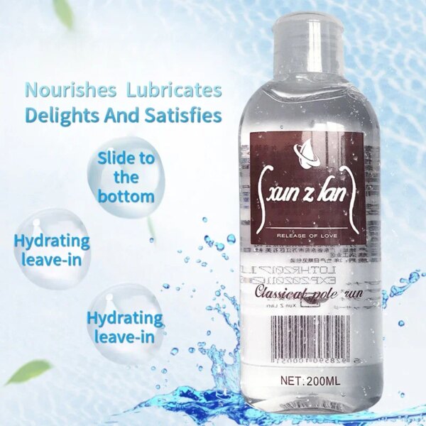 200ml lubrifiant à Base d'eau de sexe huile anale Gel vaginal corps intime SPA huile de Massage japon AV crème lubrifiante pour adultes Masturbation – Image 3