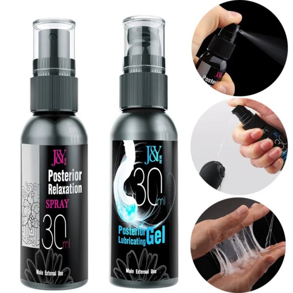 30ml lubrifiant sexuel Relaxation postérieure Spray/Gel Vaginal/Anal à base d'eau crème améliorant le plaisir produits sexuels pour adultes