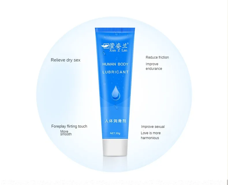 Lubrifiant sexuel à base d'eau pour femmes, 30g, Gel de lubrification Anal intime