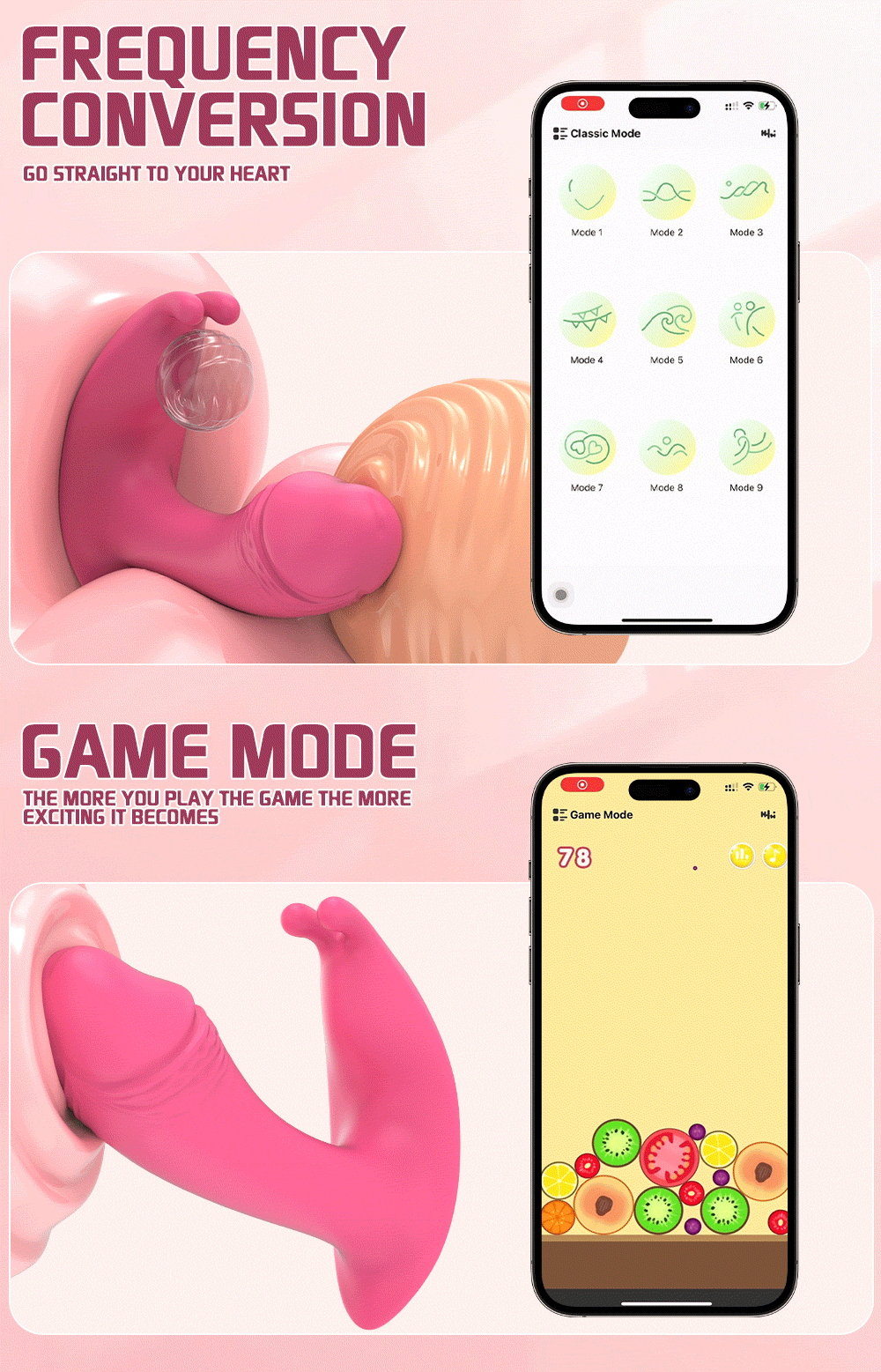 Vibromasseur point G sans fil Bluetooth, contrôle par application, stimulateur de clitoris féminin, culotte portable, masturbateur, jouets sexuels pour adultes pour femmes
