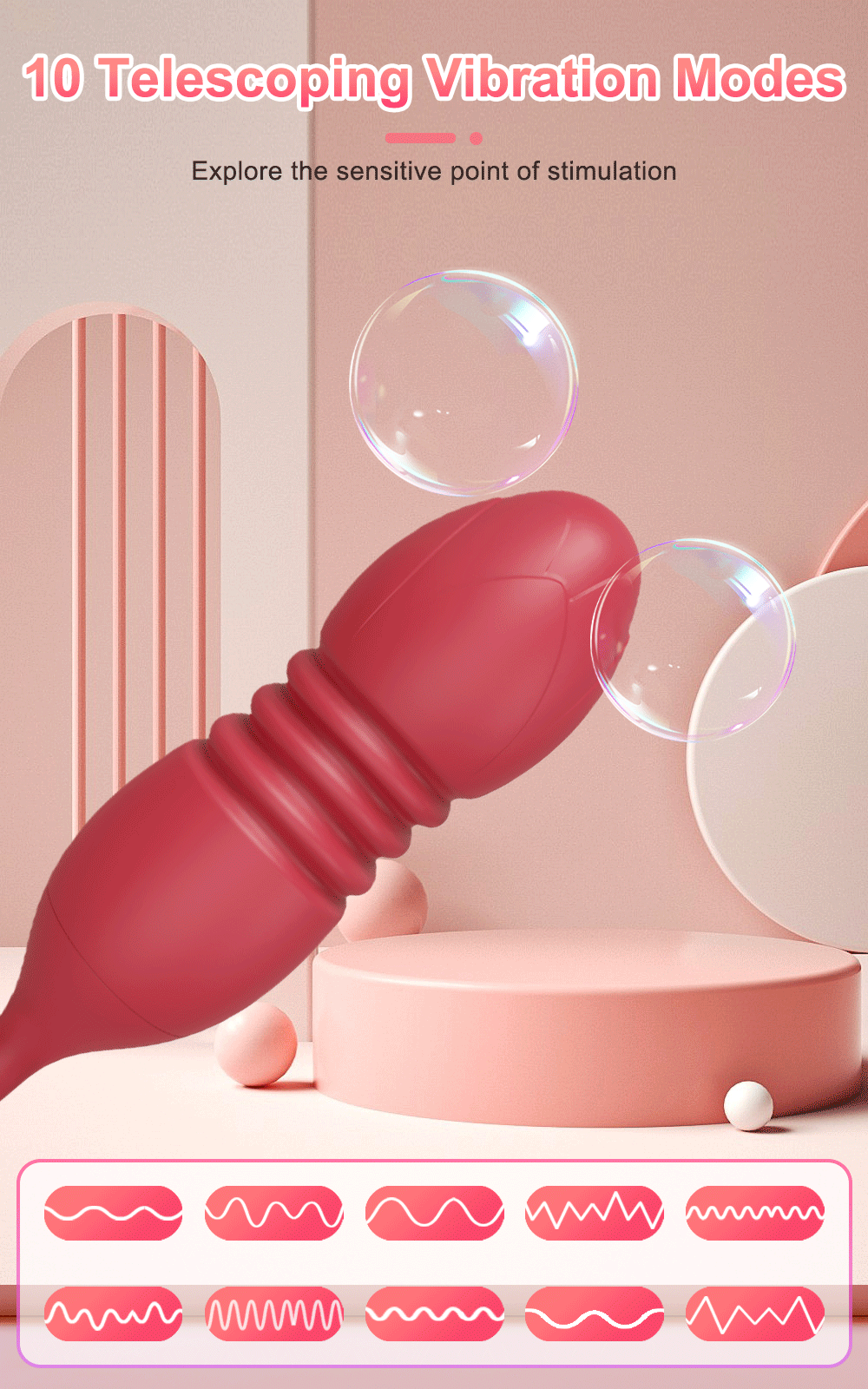 Godemiché vibrateur à succion de Rose pour femmes, stimulateur de Clitoris et de mamelon, œuf vibrant, langue, léchage, ventouse de Clitoris, jouets sexuels