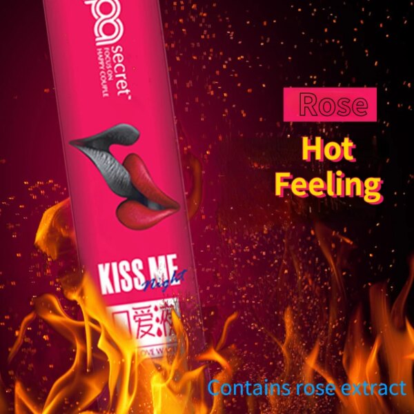 Lubrifiant comestible liquide à l'eau pour sexe Oral, saveur de fraise et de pêche, lubrifiant au feu glacé, jouets sexuels pour femmes, hommes, Couples, Sexshop, 6 pièces – Image 5