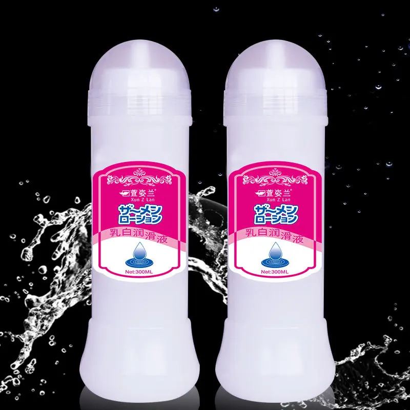 200/300/500ML lubrifiants sexuels lait blanc Simulation sperme liquide lubrifiant Vaginal Anal lubrifiant sexuel pour Couple adulte lubrifiant Gay