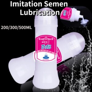 200/300/500ML lubrifiants sexuels lait blanc Simulation sperme liquide lubrifiant Vaginal Anal lubrifiant sexuel pour Couple adulte lubrifiant Gay
