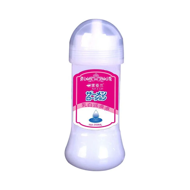 200/300/500ML lubrifiants sexuels lait blanc Simulation sperme liquide lubrifiant Vaginal Anal lubrifiant sexuel pour Couple adulte lubrifiant Gay