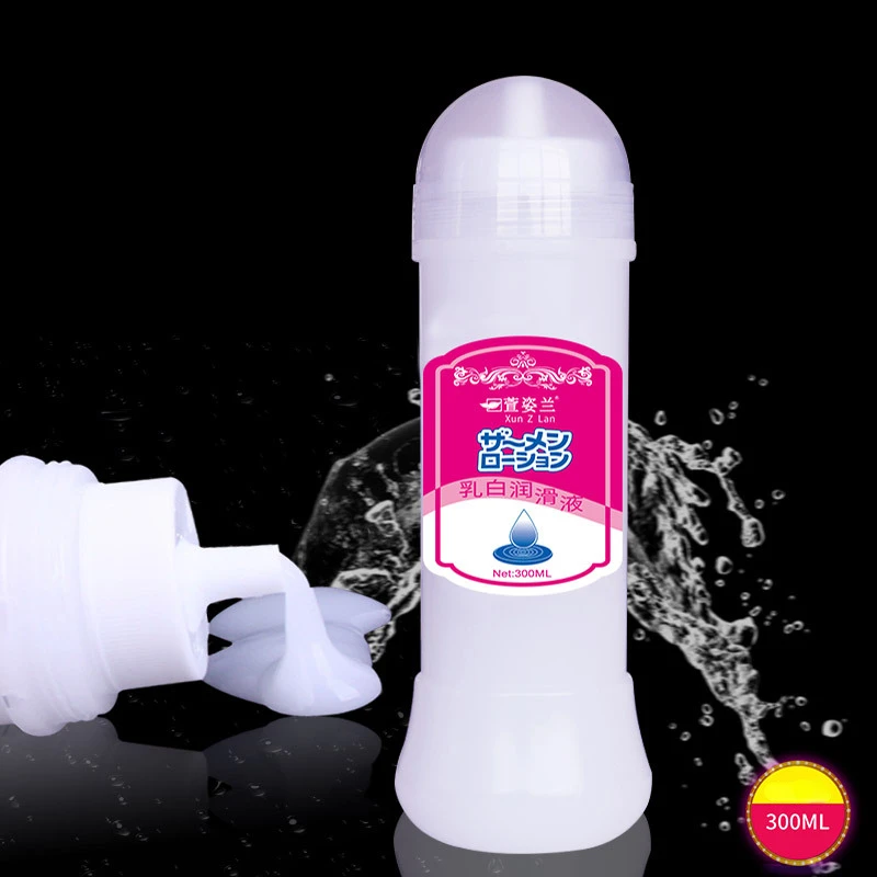 200/300/500ML lubrifiants sexuels lait blanc Simulation sperme liquide lubrifiant Vaginal Anal lubrifiant sexuel pour Couple adulte lubrifiant Gay