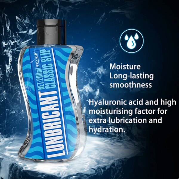 200ML acide hyaluronique grande capacité lubrifiant sexuel Gel à base d'eau lubrifiant sexuel pour Couple vagin Anal jouet sexuel lubrifiant adulte Sexshop – Image 2