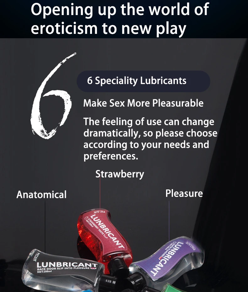 200ML acide hyaluronique grande capacité lubrifiant sexuel Gel à base d'eau lubrifiant sexuel pour Couple vagin Anal jouet sexuel lubrifiant adulte Sexshop