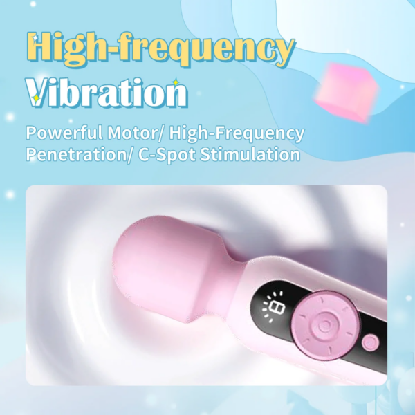 Jissbon vibrateur pour sexe grande baguette magique vibrateur pour femmes g-spot masseur pénétration clitoridien gode vibrateur jouets sexuels pour adultes – Image 2