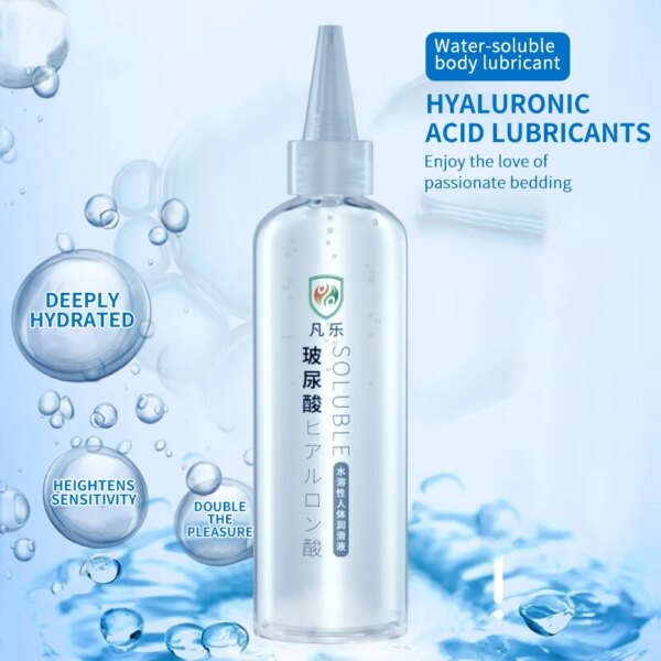 Lubrifiant sexuel naturel à base d'eau, 200ml, pour femmes et adultes, vagin, chatte, jouet sexuel Anal Gay, Gel, huile de Massage pour le corps intime – Image 5