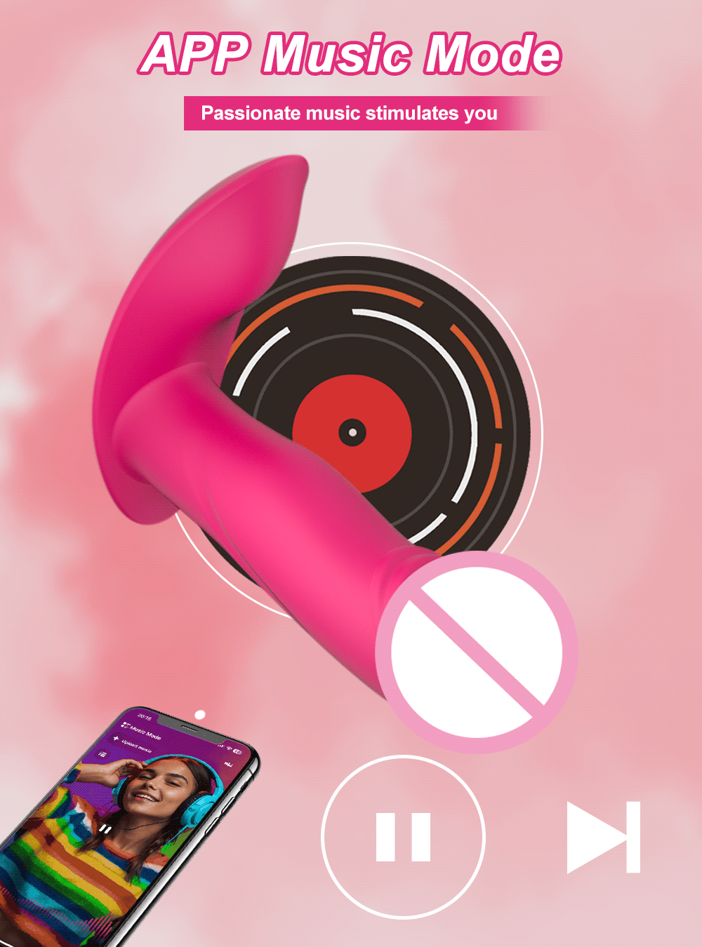 Godemiché vibrateur portable pour femmes, contrôle par application, stimulateur de Clitoris, masseur de point G, Plug Anal féminin, jouets sexuels vibrants pour adultes