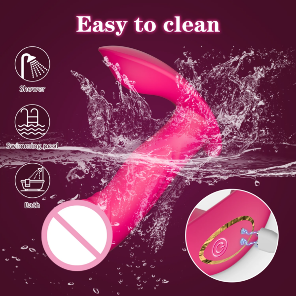 Godemiché vibrateur portable pour femmes, contrôle par application, stimulateur de Clitoris, masseur de point G, Plug Anal féminin, jouets sexuels vibrants pour adultes – Image 6