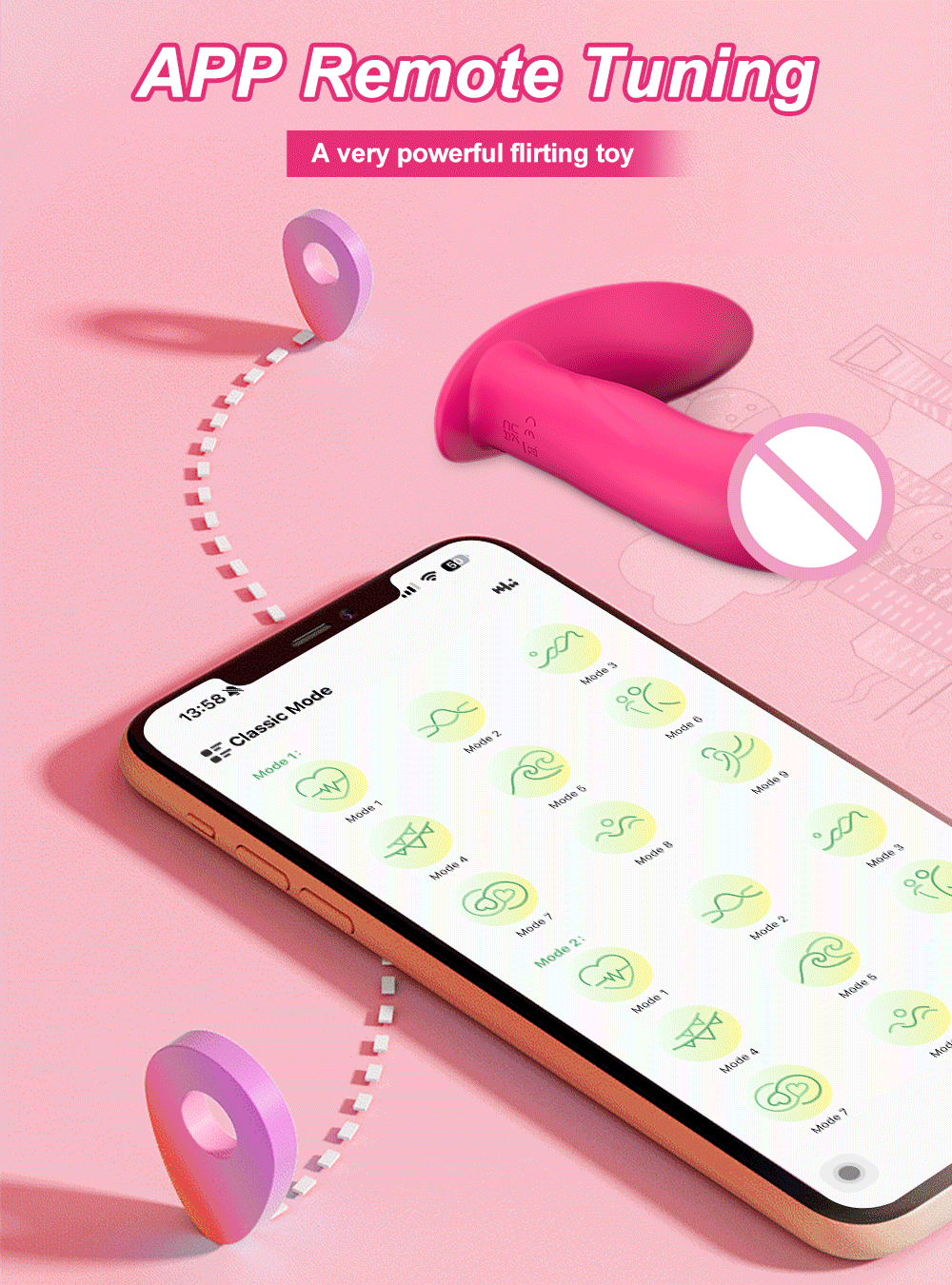Godemiché vibrateur portable pour femmes, contrôle par application, stimulateur de Clitoris, masseur de point G, Plug Anal féminin, jouets sexuels vibrants pour adultes