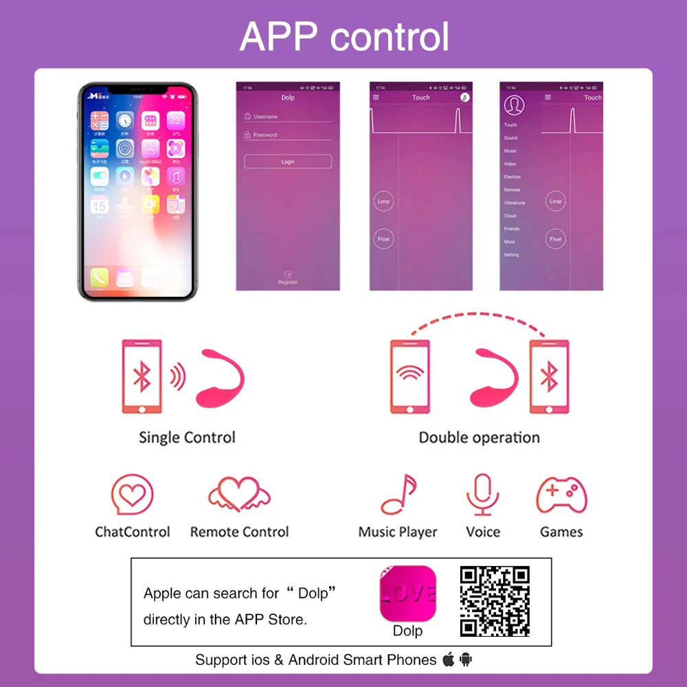 Vibromasseur Bluetooth femelle avec télécommande APP, produits pour adultes, gode portable, jouet sexuel