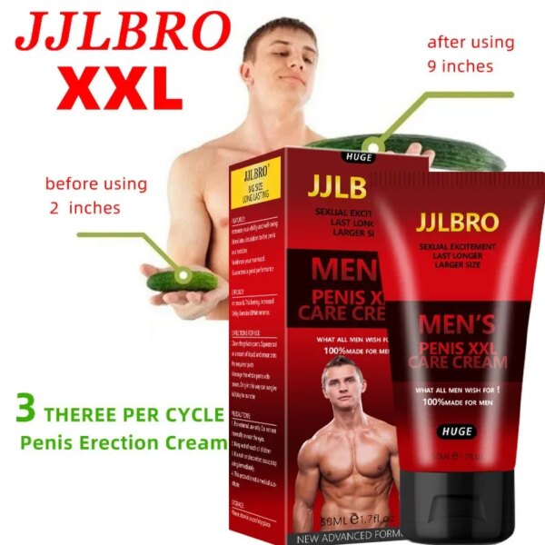 Crème d'agrandissement du pénis pour hommes, agrandisseur de pénis Big Dick, amélioration média, gel d'éjaculation retardée, produits d'aide sexuelle, 18 + – Image 4