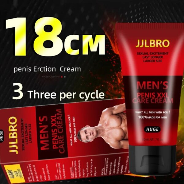 Crème d'agrandissement du pénis pour hommes, agrandisseur de pénis Big Dick, amélioration média, gel d'éjaculation retardée, produits d'aide sexuelle, 18 + – Image 2