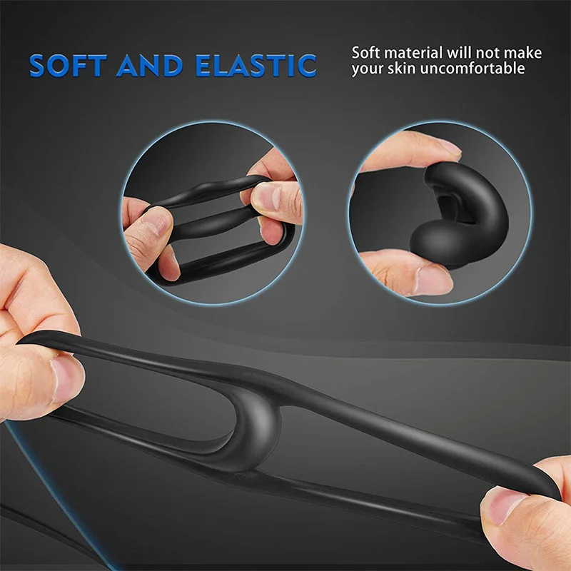 Nouveau Double anneau pénis anneau pour hommes retarder l'éjaculation érection Couple jouet sexuel produit adulte homme Dick agrandisseur anneaux Sex Shop