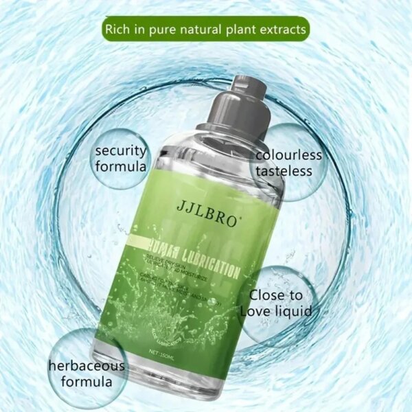 Gel lubrifiant lisse pour le corps pour adulte, massage sensuel, saveur comestible, produit sexuel, parfait pour réchauffer les jouets sexuels, 150ml – Image 4