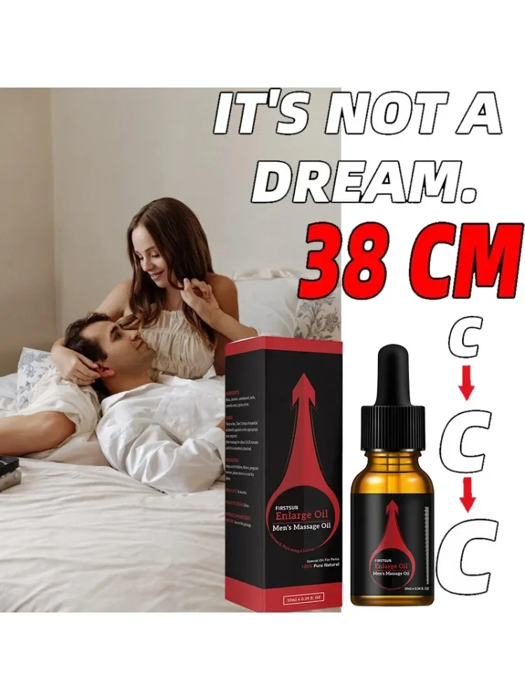 Huile d'agrandissement du pénis croissance homme grosse bite liquide mâle amélioration du coq retard sexuel hommes soins de santé Massage augmenter les huiles du pénis
