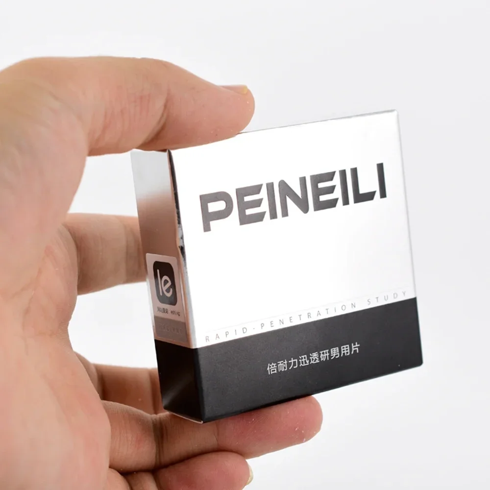 12 pièces/boîte Portable voyage hôtel PEINEILI Homme prolonger le temps des rapports sexuels 60 minutes jouet sexuel retard sexuel produits pour adultes pour hommes Homme