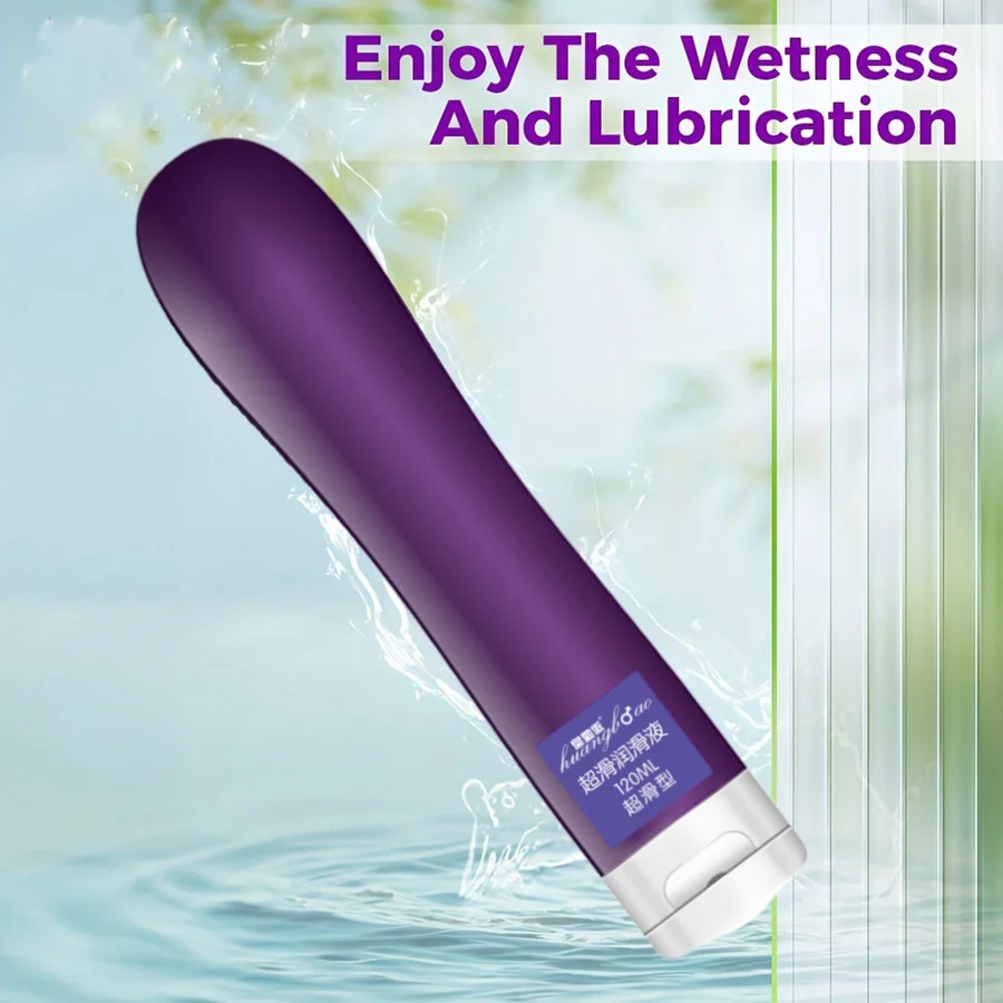 Lubrifiant Anal soluble dans l'eau Ultra-dérapant, hydratant longue durée, gode vibrateur pour Couples adultes, huile sexuelle 120ml