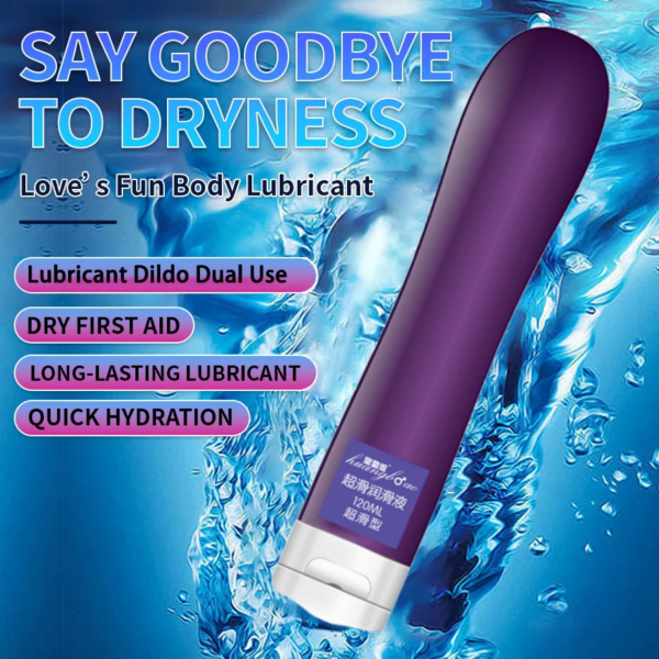 Lubrifiant Anal soluble dans l'eau Ultra-dérapant, hydratant longue durée, gode vibrateur pour Couples adultes, huile sexuelle 120ml – Image 2