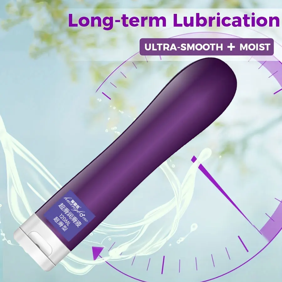 Lubrifiant Anal soluble dans l'eau Ultra-dérapant, hydratant longue durée, gode vibrateur pour Couples adultes, huile sexuelle 120ml