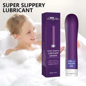 Lubrifiant Anal soluble dans l'eau Ultra-dérapant, hydratant longue durée, gode vibrateur pour Couples adultes, huile sexuelle 120ml
