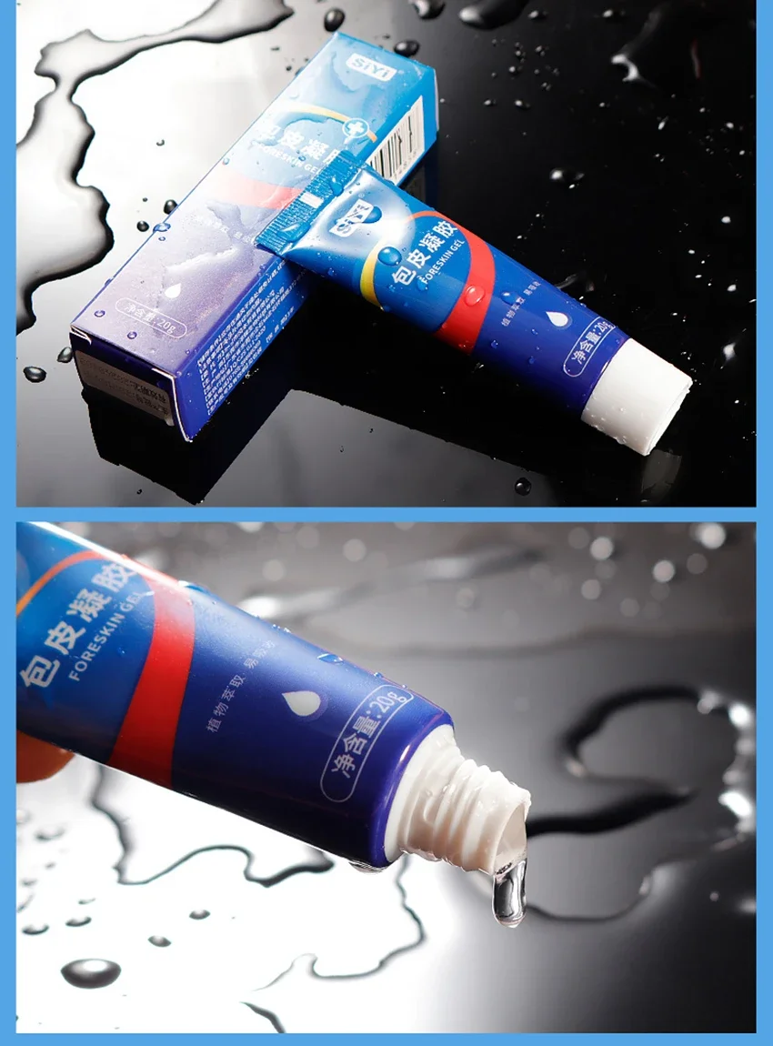20ML prépuce masculine Phimosis Correction Gel physique améliorer la tête du pénis prépuce liquide prépuce Gel réparation huile lubrifiante