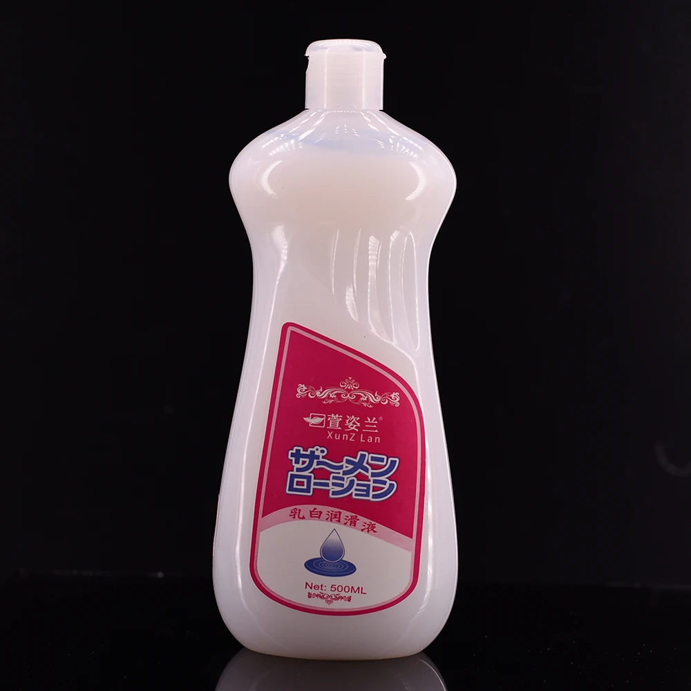 500ML lubrifiant pour crème sexuelle Super capacité lubrifiant visqueux à base d'eau huile de Massage sexuel Anal adulte Masturbation jouet jeu de Couple