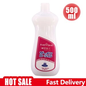 500ML lubrifiant pour crème sexuelle Super capacité lubrifiant visqueux à base d'eau huile de Massage sexuel Anal adulte Masturbation jouet jeu de Couple