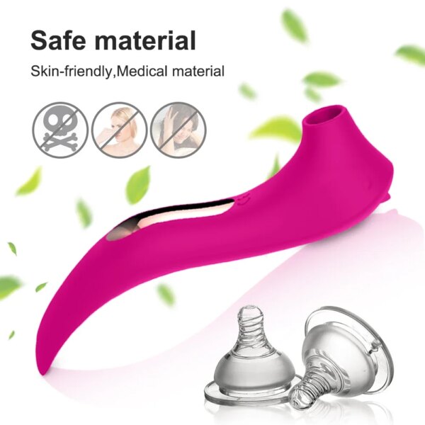 Vibromasseur puissant pour succion de Clitoris pour femmes, stimulateur sous vide Oral, masseur, gode, masturbateur féminin, jouets sexuels pour adultes – Image 5