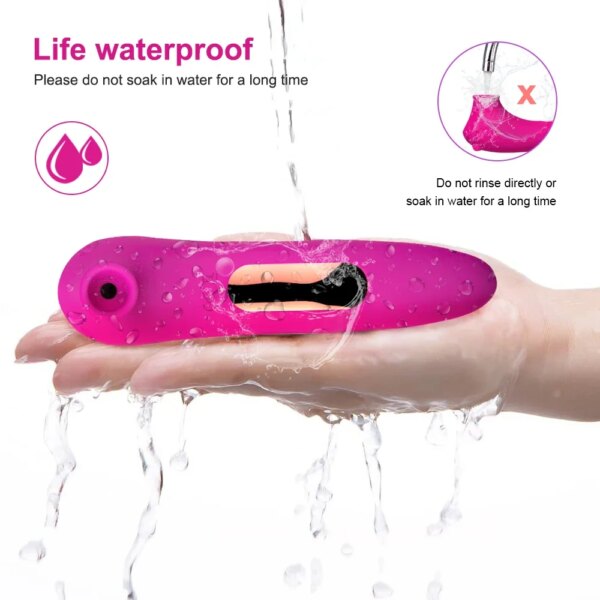 Vibromasseur puissant pour succion de Clitoris pour femmes, stimulateur sous vide Oral, masseur, gode, masturbateur féminin, jouets sexuels pour adultes – Image 4