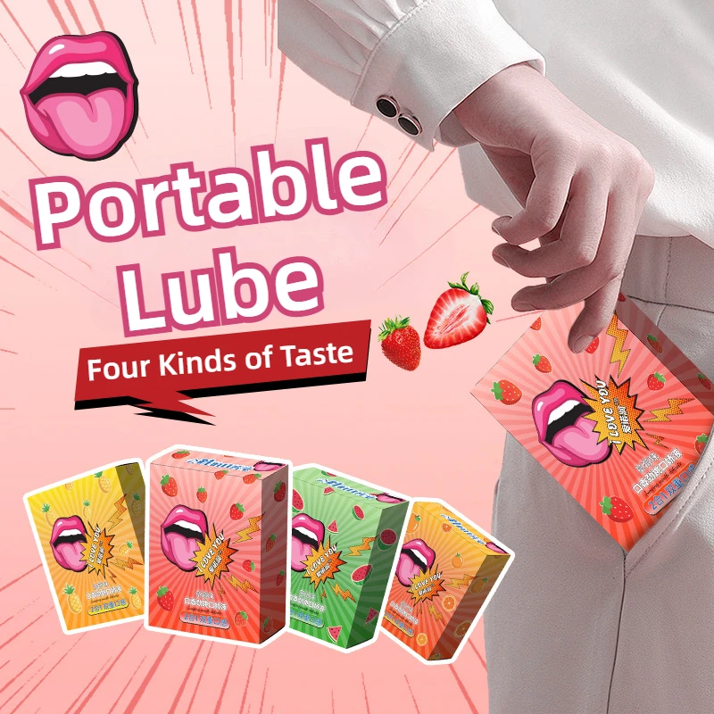 Lubrifiant Fruity Harvey Ananas pour Couple Adulte, Lubrifiant Buccal Lickable, Lubrifiant pour Flirter Oral, 2 en 1