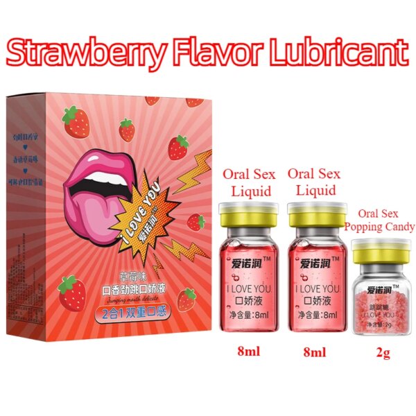 Lubrifiant Fruity Harvey Ananas pour Couple Adulte, Lubrifiant Buccal Lickable, Lubrifiant pour Flirter Oral, 2 en 1 – Image 6