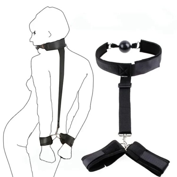 Jeux pour adultes, jouets sexuels érotiques pour femmes et Couples, esclave fétichiste SM, contraintes de Bondage BDSM, menottes, manilles, accessoires érotiques – Image 6