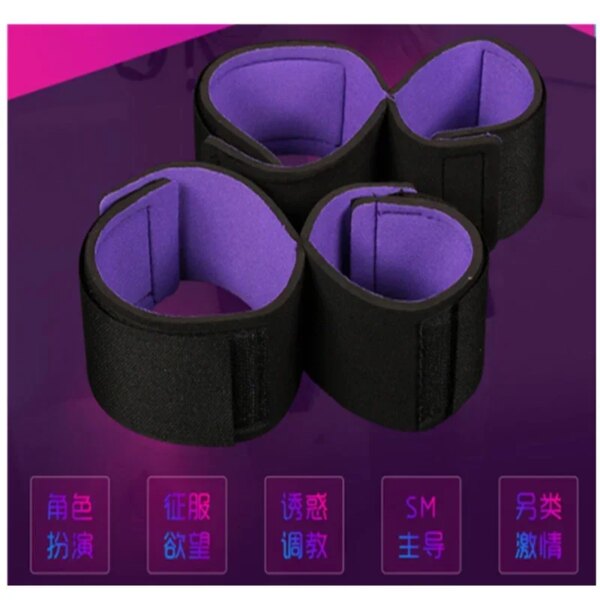 Jeux pour adultes, jouets sexuels érotiques pour femmes et Couples, esclave fétichiste SM, contraintes de Bondage BDSM, menottes, manilles, accessoires érotiques – Image 3