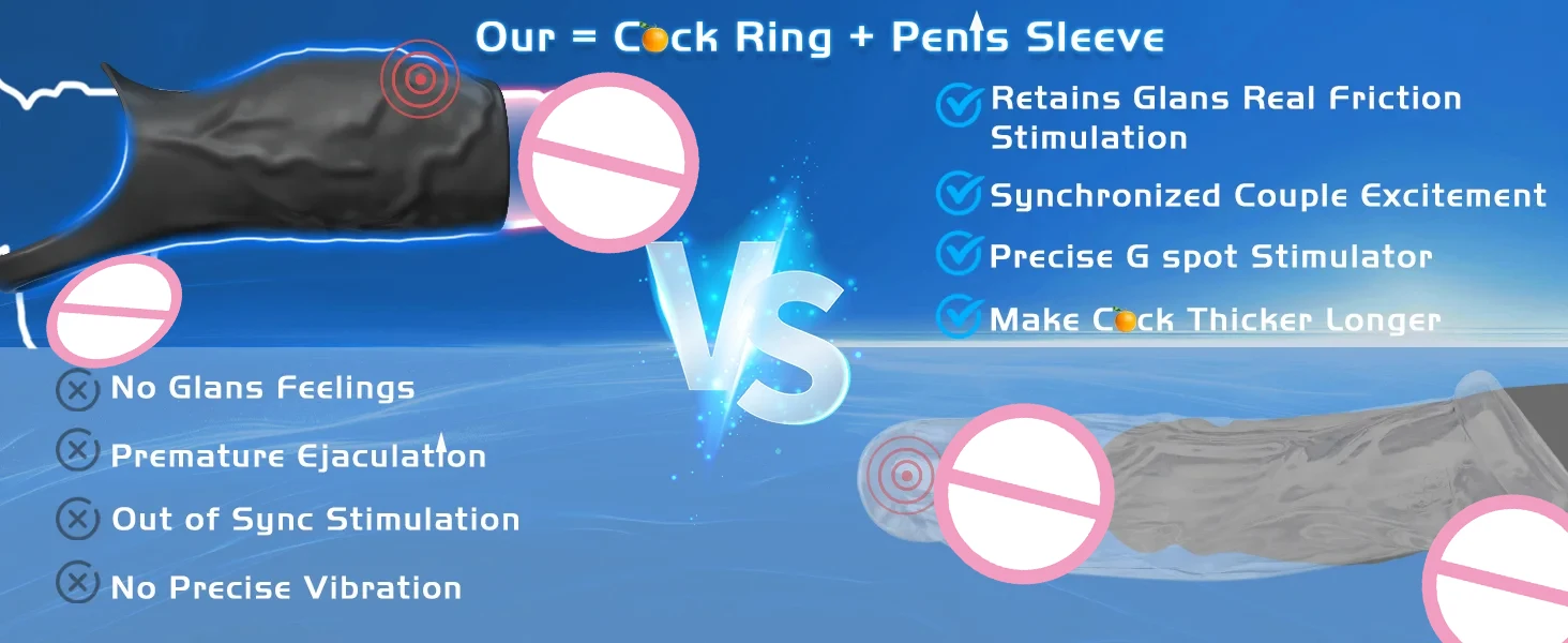 HESEKS vibrateur manchon de pénis anneau de coq Extender pour testicules de pénis Stimulation du point G Couples jouets sexuels pour adultes pour hommes femmes 18 +