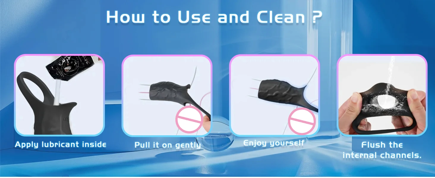 HESEKS vibrateur manchon de pénis anneau de coq Extender pour testicules de pénis Stimulation du point G Couples jouets sexuels pour adultes pour hommes femmes 18 +