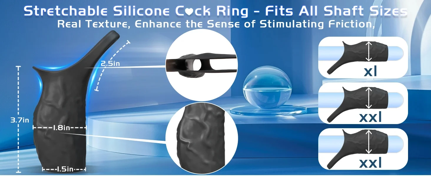 HESEKS vibrateur manchon de pénis anneau de coq Extender pour testicules de pénis Stimulation du point G Couples jouets sexuels pour adultes pour hommes femmes 18 +