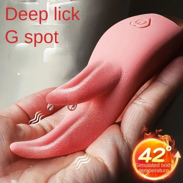 Vibromasseur de léchage de langue pour femmes, point G, Clitoris, vagin, Anal, Masturbation féminine, Stimulation du mamelon, jouets sexuels pour adultes