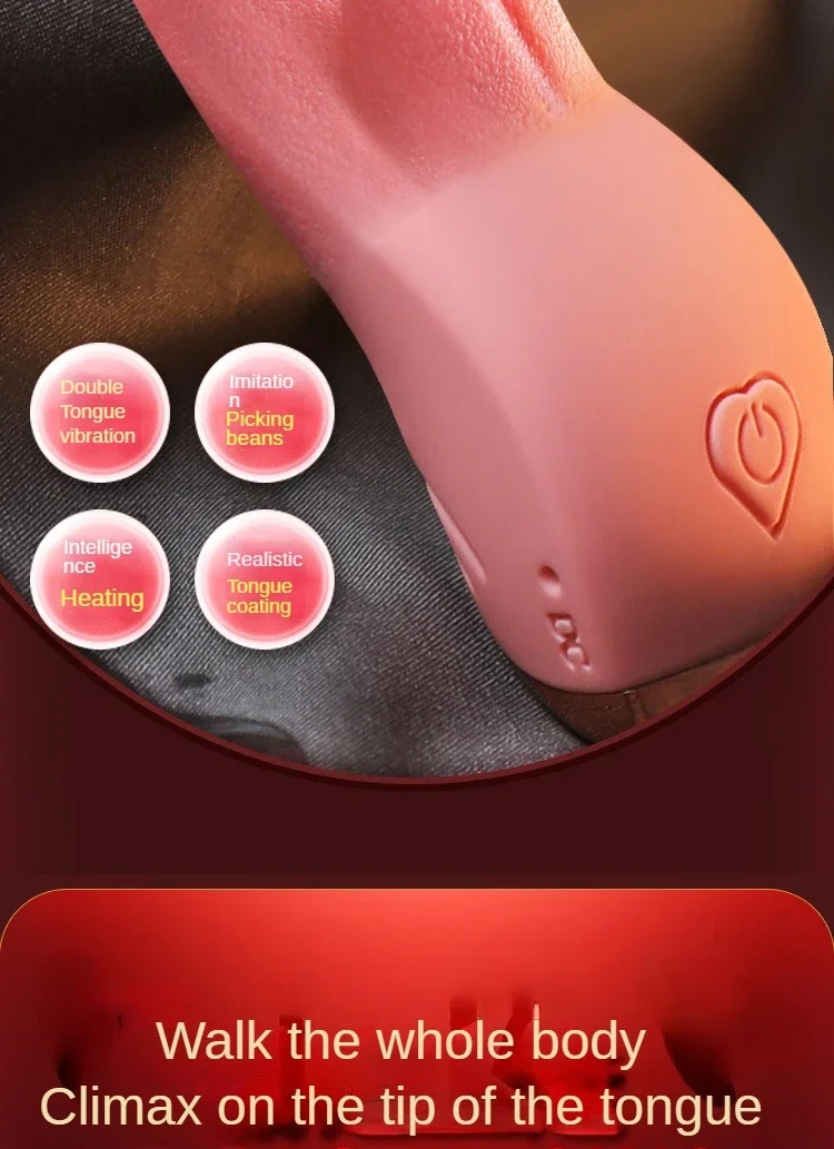 Vibromasseur de léchage de langue pour femmes, point G, Clitoris, vagin, Anal, Masturbation féminine, Stimulation du mamelon, jouets sexuels pour adultes Vibromasseur de léchage de langue pour femmes, point G, Clitoris, vagin, Anal, Masturbation féminine, Stimulation du mamelon, jouets sexuels pour adultes