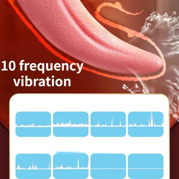 Vibromasseur de léchage de langue pour femmes, point G, Clitoris, vagin, Anal, Masturbation féminine, Stimulation du mamelon, jouets sexuels pour adultes – Image 5