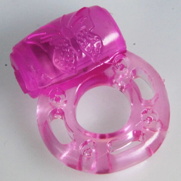 Anneau de doigt vibrateur élastique en Silicone pénis vibrant clitoris masseur Cockring jouet jouets sexuels, produits pour adultes pour hommes – Image 4